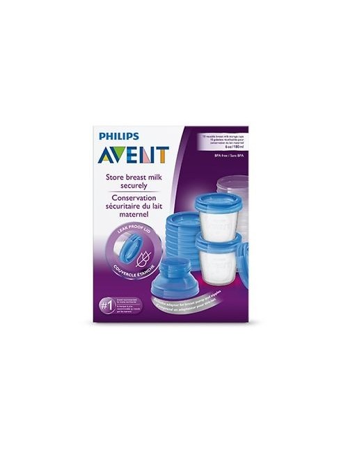 Pots de conservation pour lait maternel