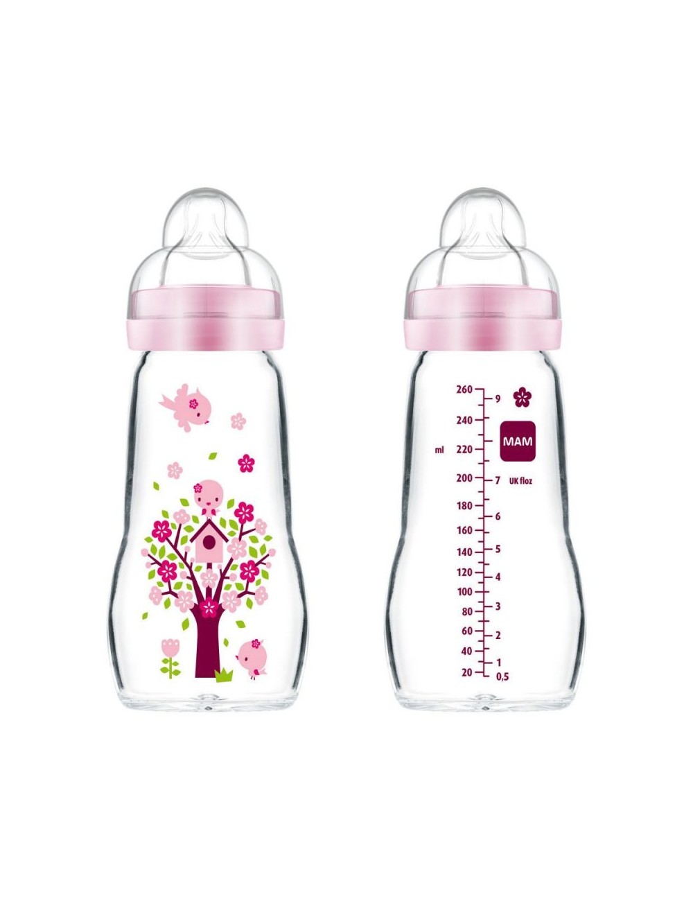 Biberon en verre 260ml