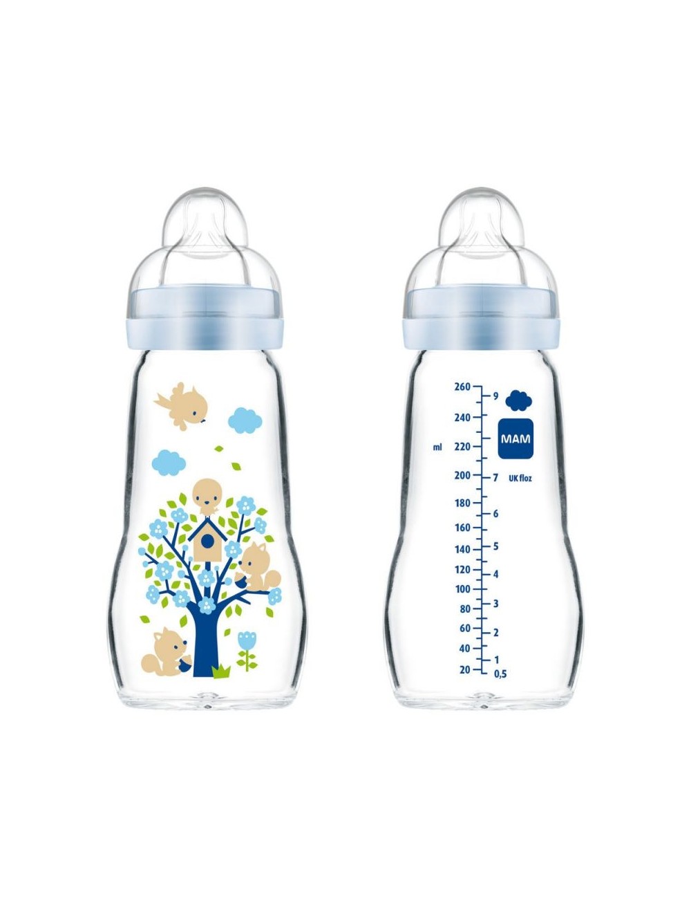 Biberon en verre 260ml