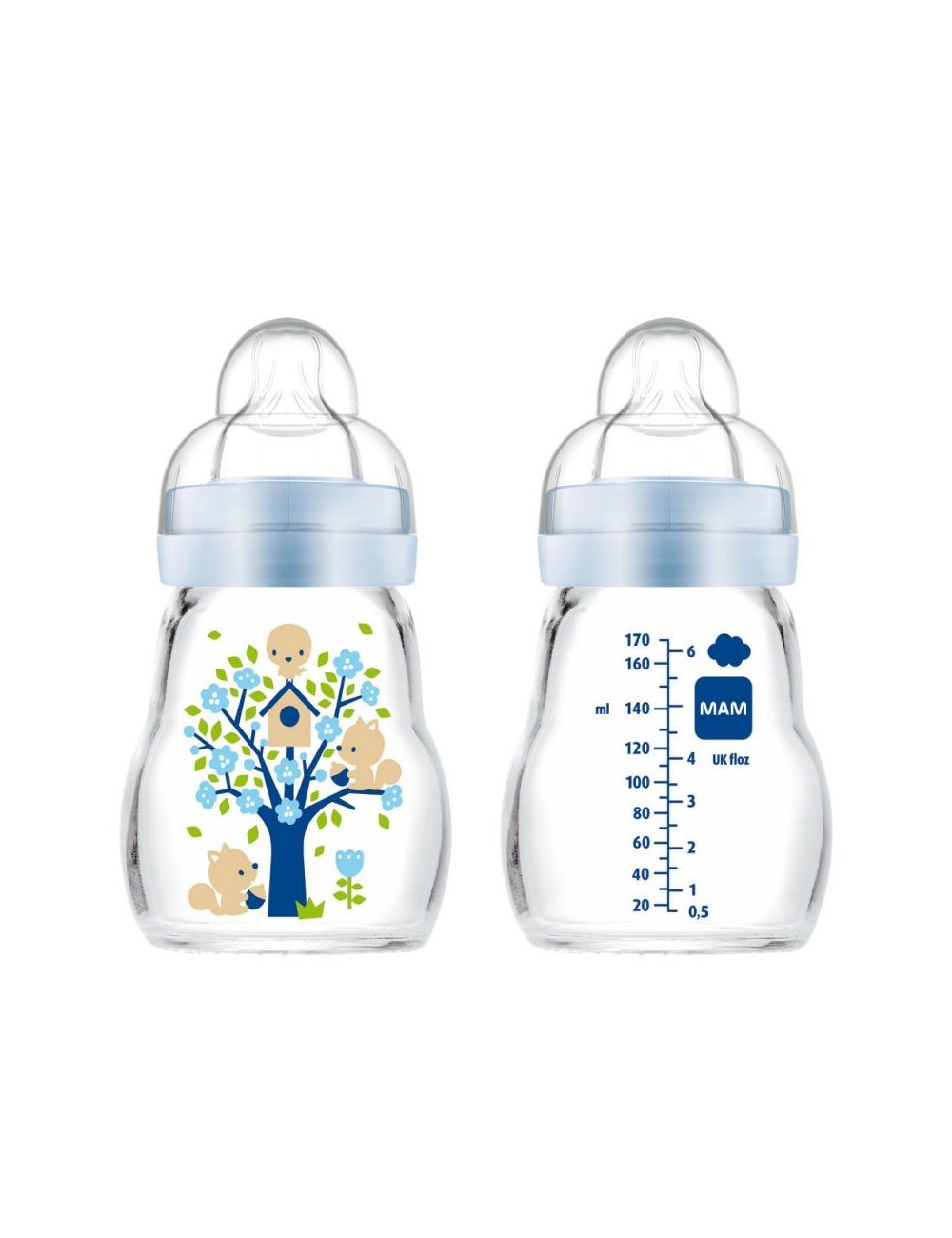 Biberon en verre 170ml