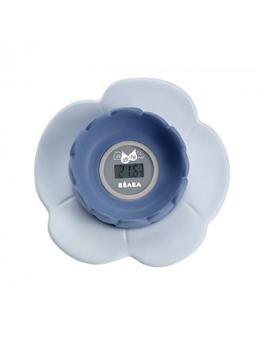 Thermomètre de bain "Lotus" grey/blue