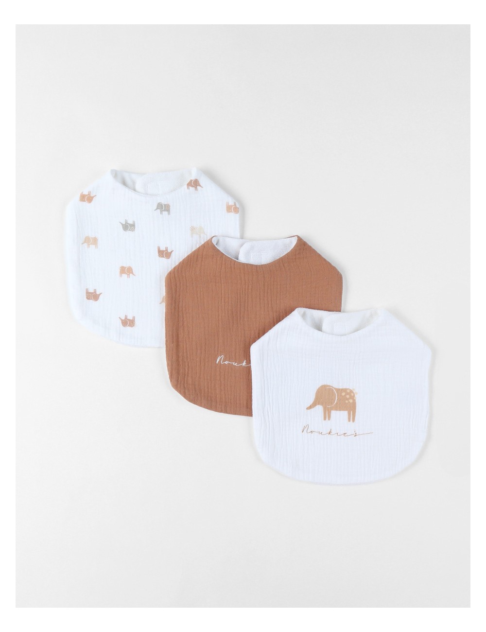 Lot de 3 bavoirs