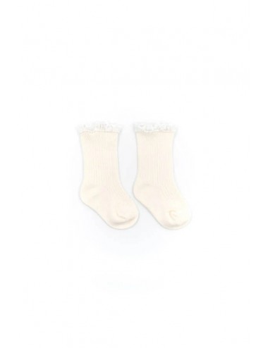 Chaussette avec dentelles