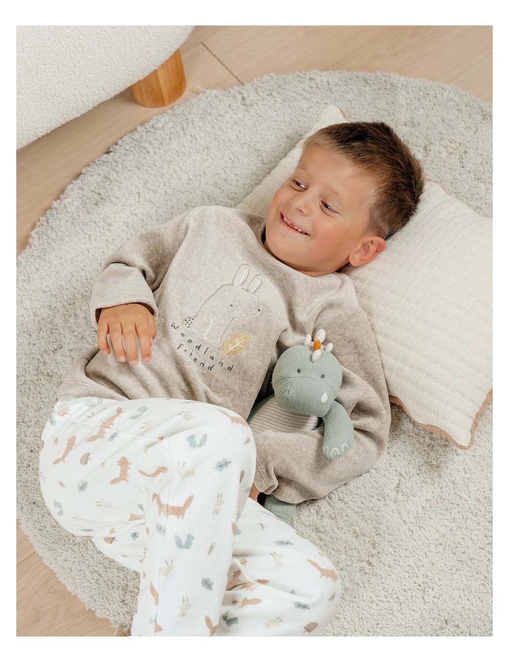 Pyjama 2 pièces en velours
