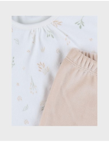 Pyjama 2 pièces en velours