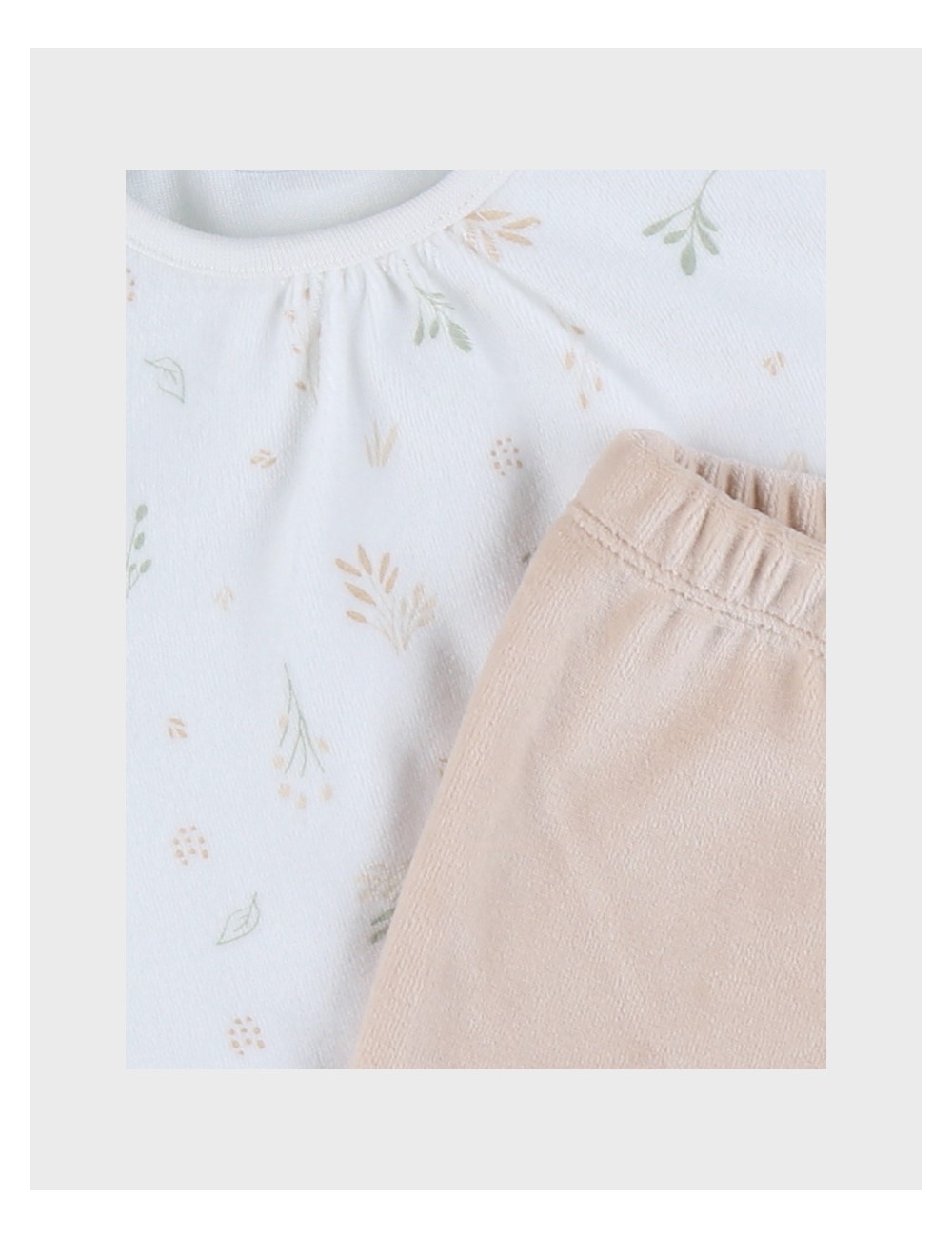 Pyjama 2 pièces en velours