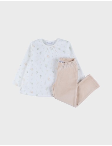 Pyjama 2 pièces en velours