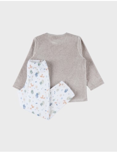 Pyjama 2 pièces en velours