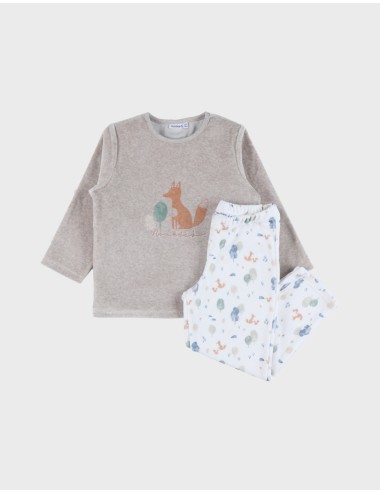 Pyjama 2 pièces en velours