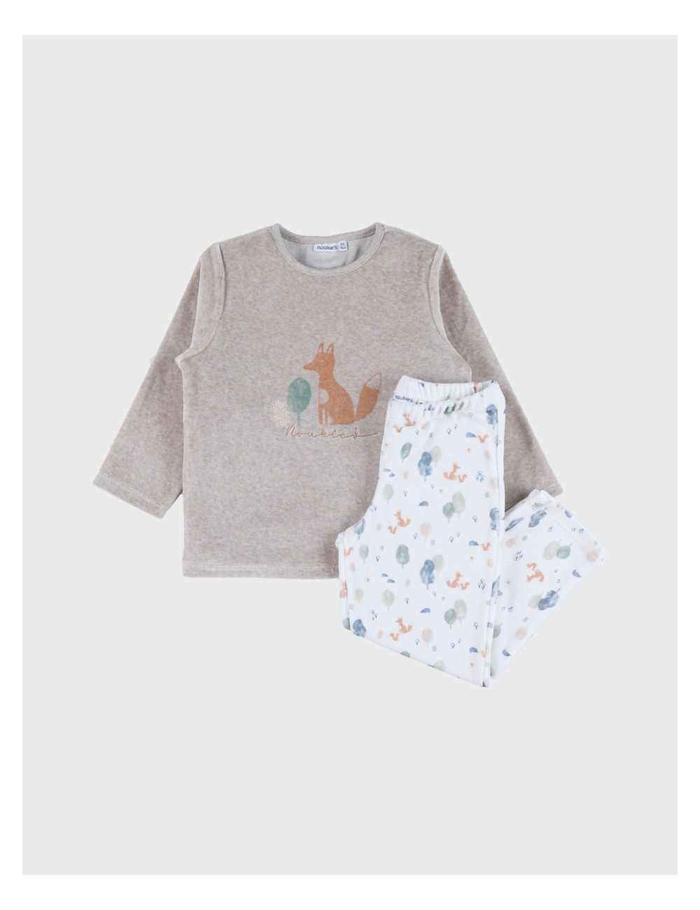 Pyjama 2 pièces en velours