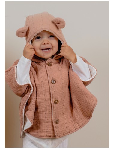 Poncho en coton bio