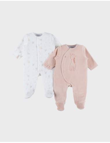 Lot de 2 pyjamas bébé en coton