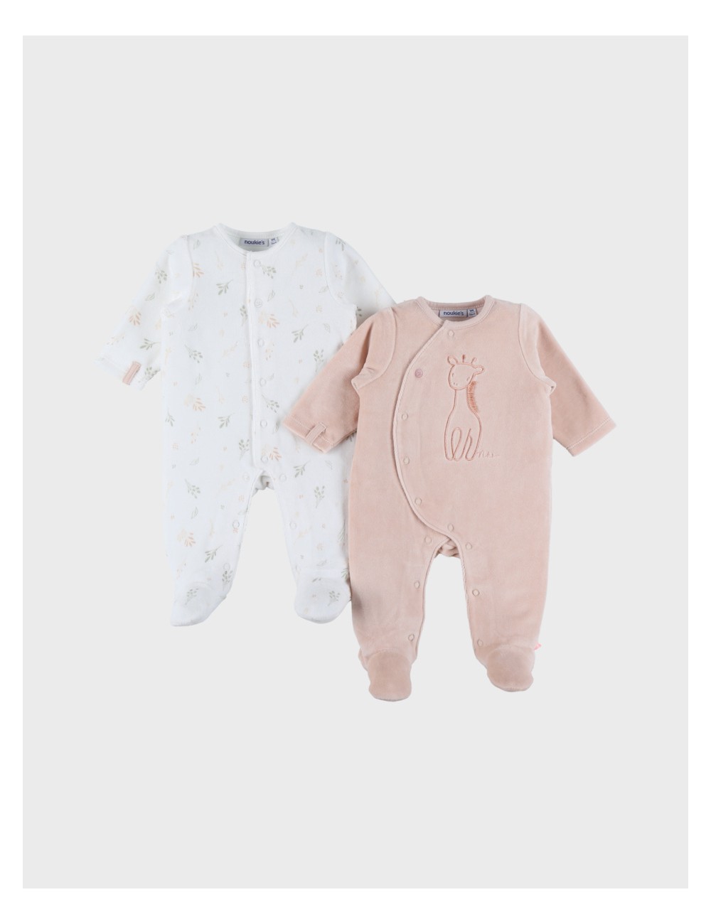 Lot de 2 pyjamas bébé en coton