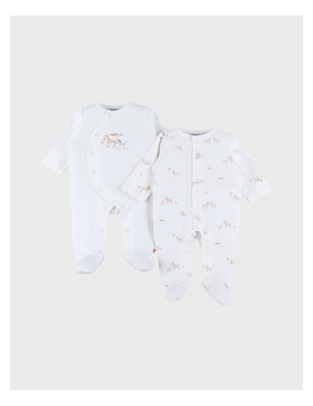 Lot de 2 pyjamas bébé en coton