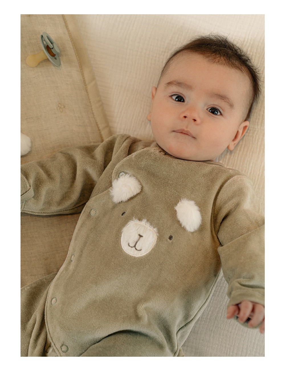 Pyjama bébé velours
