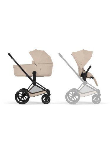 Poussette priam avec nacelle pliable