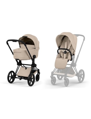 Poussette priam avec nacelle pliable
