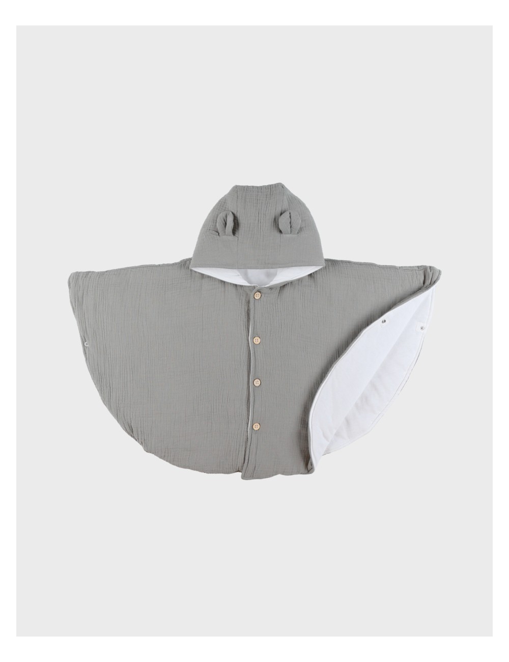 Poncho en coton bio