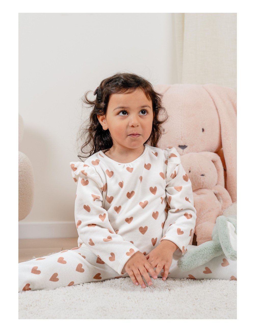 Pyjama 2 pièces en velours